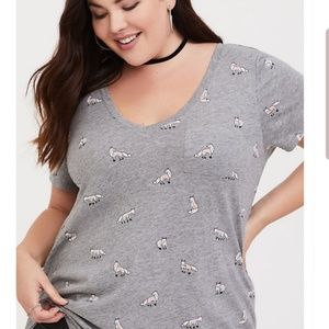 Torrid Fox Pocket Tee size 1